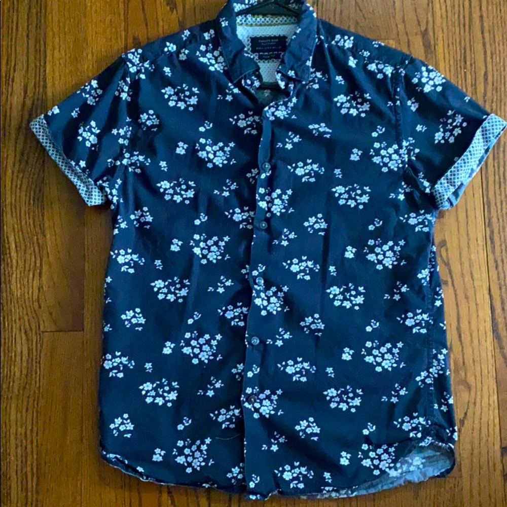 Cactus men’s short sleeved button down
